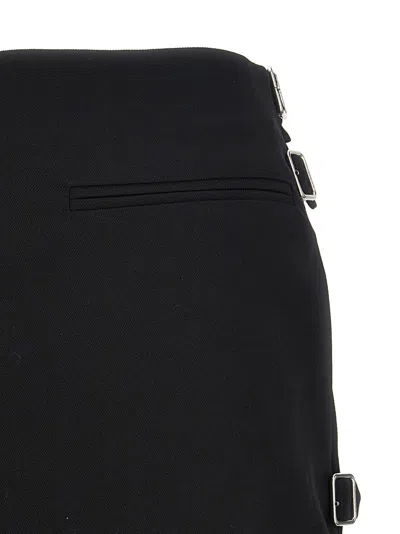 Courrèges Multi Sangle Wool Mini' Skirt