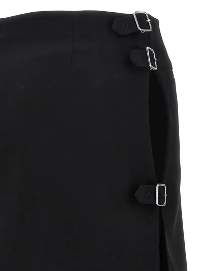 Courrèges Multi Sangle Wool Mini' Skirt