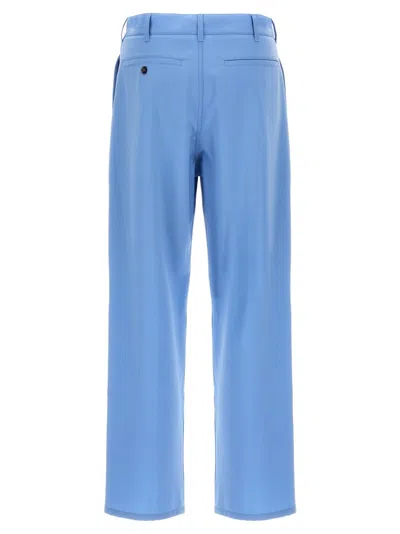 Marni Logo Embroidered Pants With Pockets And Loops