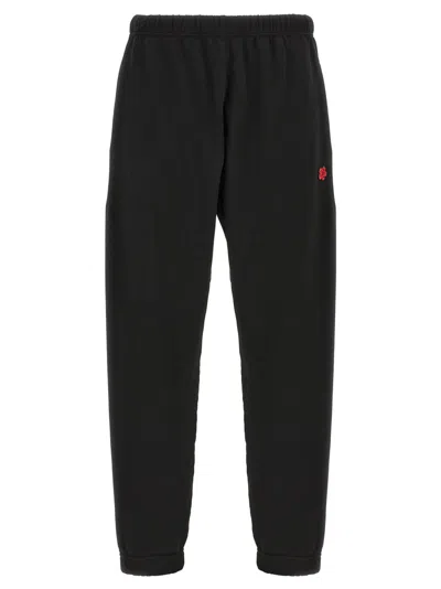 Kenzo Boke Flower Pants Black In Black