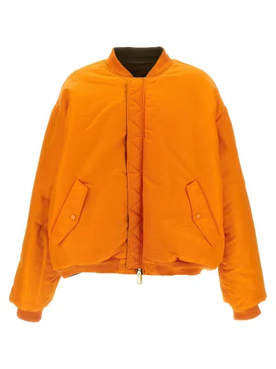 Vetements 'alpha Industries Edition' Reversible Bomber Jacket In Green