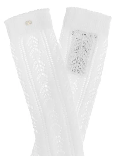 Valentino Garavani Socks In White