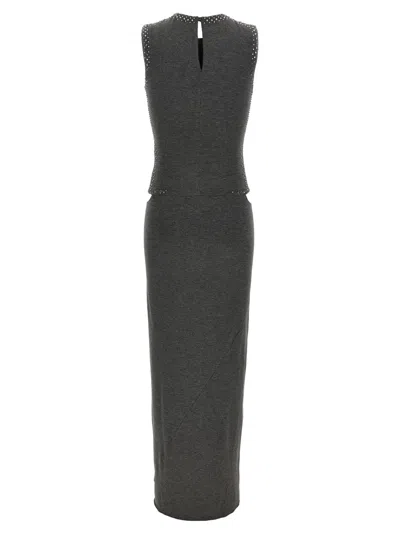 Attico Cut-out Dress - Women's - Viscose In Black