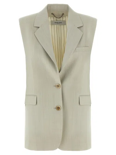 Golden Goose Nicole Vest In Gray