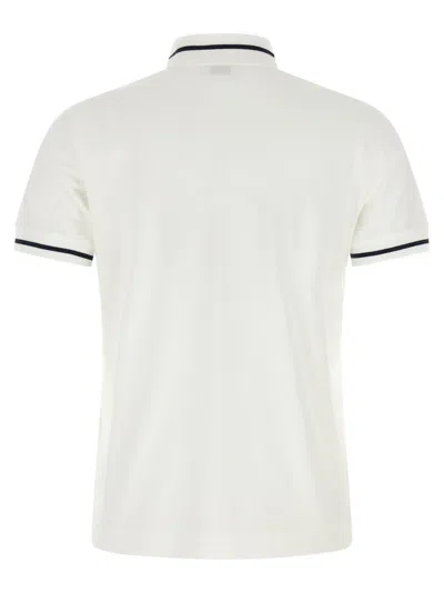 Brunello Cucinelli Polo Shirt With Contrasting Details In White