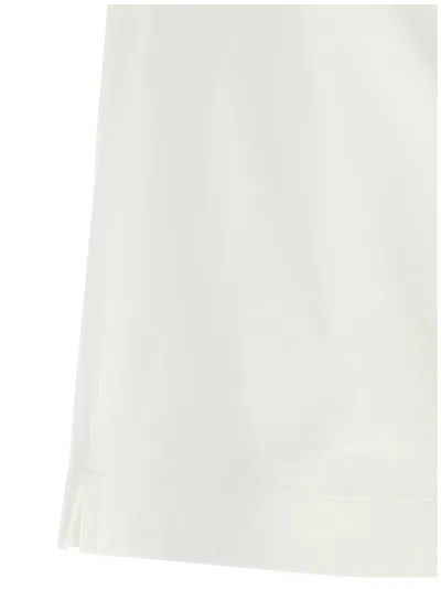 Brunello Cucinelli Polo Shirt With Contrasting Details In White