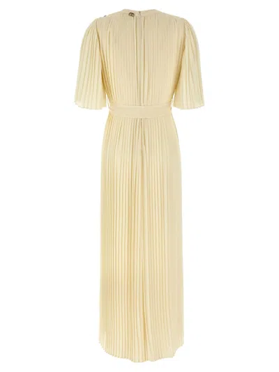 Twinset Twin-set Pleated Jumpsuit With Wide Trousers