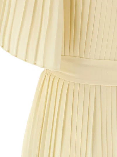 Twinset Twin-set Pleated Jumpsuit With Wide Trousers