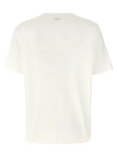 Brunello Cucinelli Cotton T-shirt With Monile Detail And Crewneck