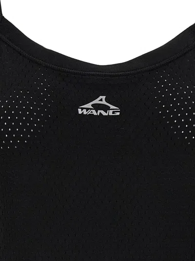 Alexander Wang T T By Alexander Wang Openwork Mesh Midi Dress With Fitted Silhouette