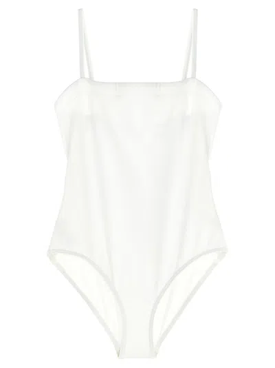 Eres Swimsuit Featuring Scoop Neckline And High-cut Leg In White