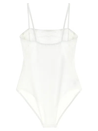 Eres Swimsuit Featuring Scoop Neckline And High-cut Leg In White