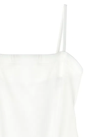 Eres Swimsuit Featuring Scoop Neckline And High-cut Leg In White