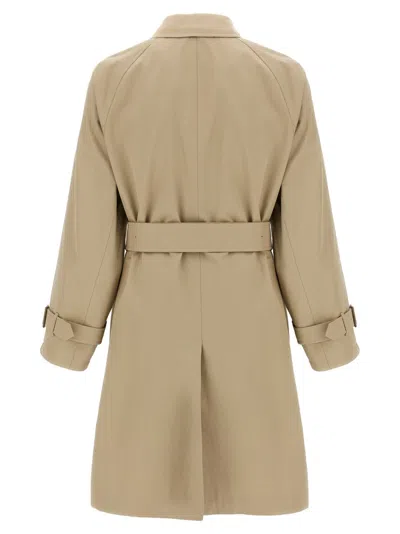 Burberry Cotton Gabardine Long Car Coat