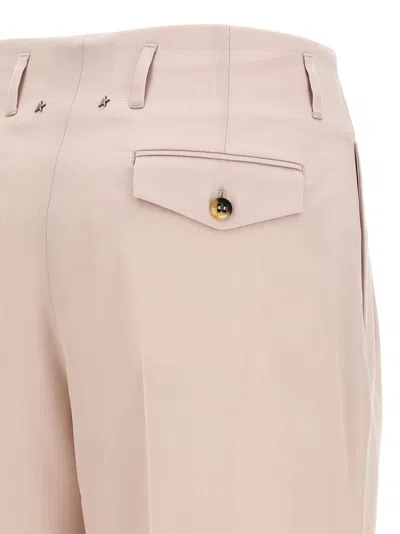 Golden Goose Wide-leg Wool Pants With Pleats