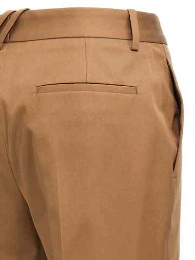 Burberry Straight Leg Trousers With Front Pleat