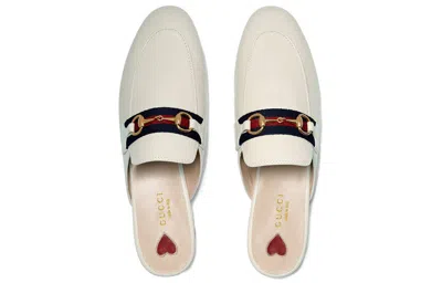 Gucci (wmns)  Princetown 'white Web Leather'