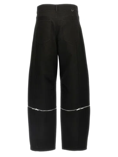 Moncler Genius Moncler X Willow Smith Zip Detailed Baggy Pants In Black