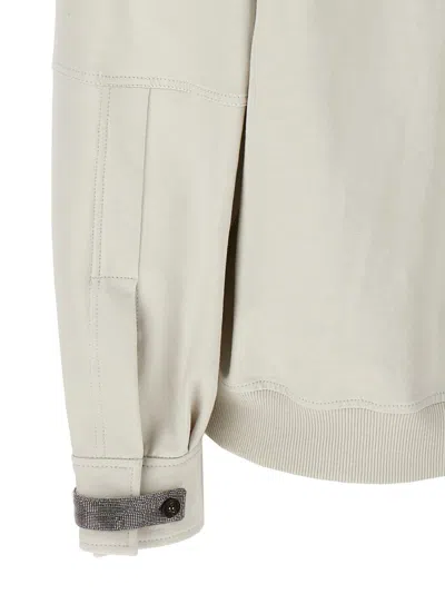 Brunello Cucinelli Monile Sweatshirt Gray In Gray