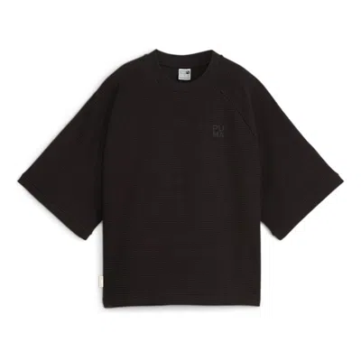 Puma Infuse Relaxed T-shirt 'black' In Brown