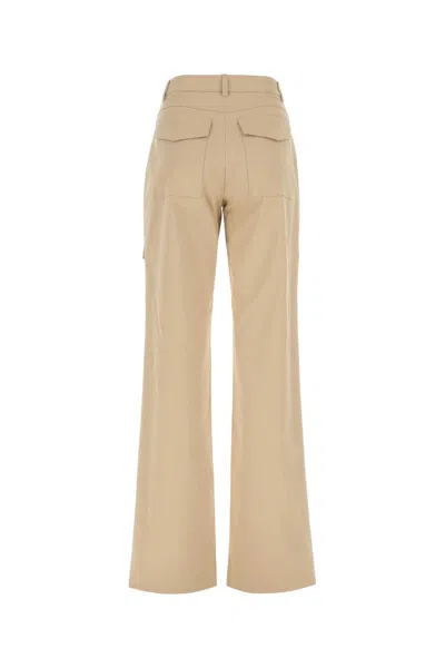 Ermanno Scervino Low Waist Wide Twill Cargo Pants