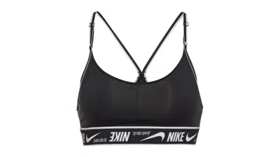 Pre-owned Nike Women's Indy Training Bra Sports Bra In Black