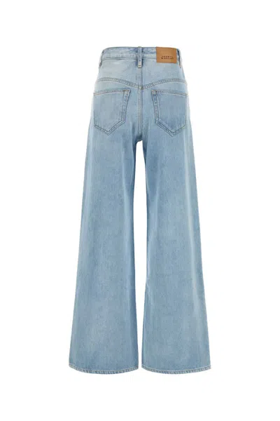 Isabel Marant Denim Lemony Flared Leg Jeans In Blue