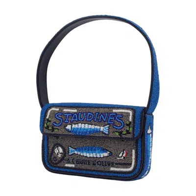 Staud Tommy Beaded Shoulder Bag