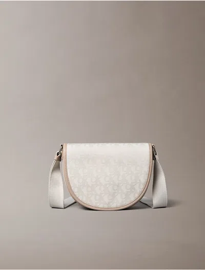 Calvin Klein Jeans Est.1978 Calvin Klein Women's All Day Logo Jacquard Saddle Bag