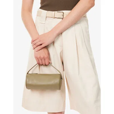 The Row Womens Sage Ans Round 90's Leather Top Handle Bag