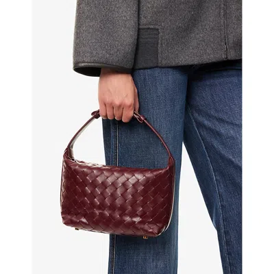 Bottega Veneta Mini Wallace Intrecciato Leather Top Handle Bag