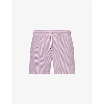 Polo Ralph Lauren Striped Swim Trunks In Multi