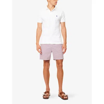 Polo Ralph Lauren Striped Swim Trunks In Multi