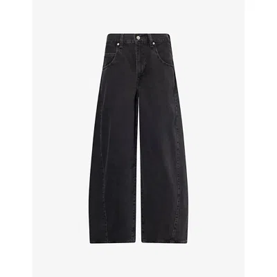Levi's Womens Open Mind Super Baggy Barrel-leg Denim Jeans