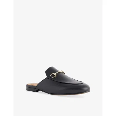 Gucci Princetown Horsebit-detailed Leather Slippers In Black