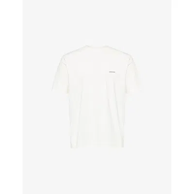 Condition Mens White Everyday Logo-print Jersey T-shirt In White