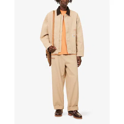 Carhartt Wip Dayton Trucker Dusty Brown Jacket In Neutral