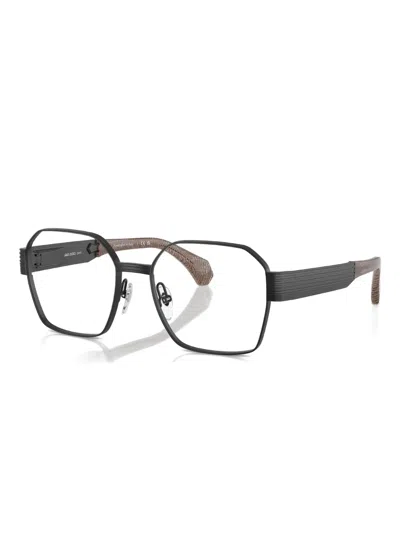 Alain Mikli A02506 Demi Matte Black In Transparent