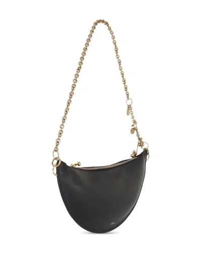 Chloé Black Nappa Leather Chloe Icons Shoulder Bag