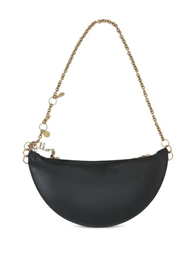 Chloé Black Nappa Leather Chloe Icons Shoulder Bag