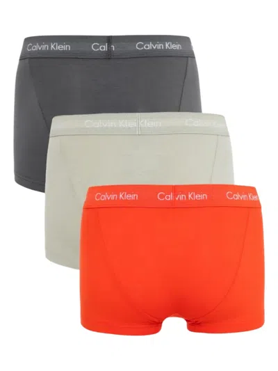 Calvin Klein Logo-waistband Boxers (pack Of Three) In Multi