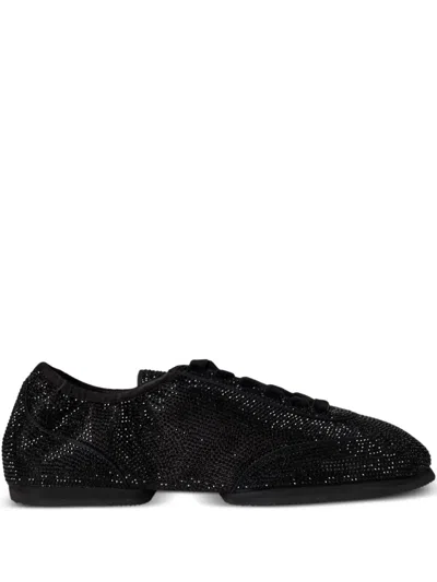 Polo Ralph Lauren Crystal-embellished Lace-up Sneakers