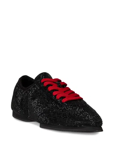Polo Ralph Lauren Crystal-embellished Lace-up Sneakers