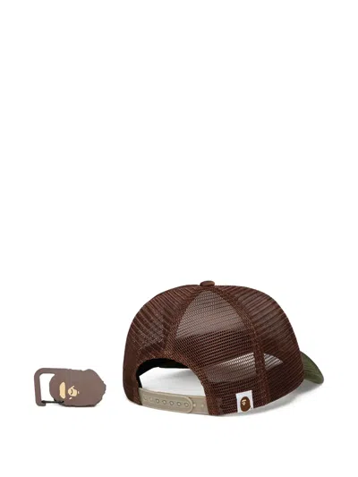 A Bathing Ape College Logo-detailed Mesh Cap