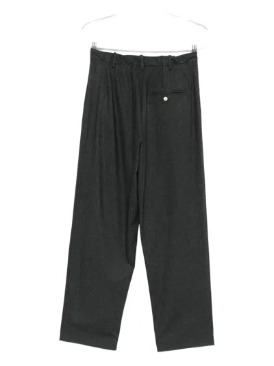 Alysi Pleat Detail Track Pants In Black