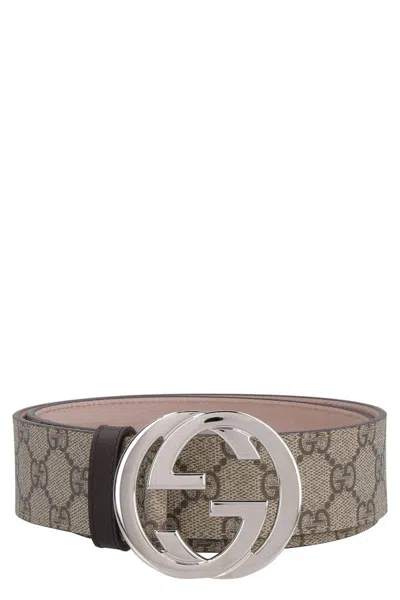 Gucci Gg Supreme Fabric Belt