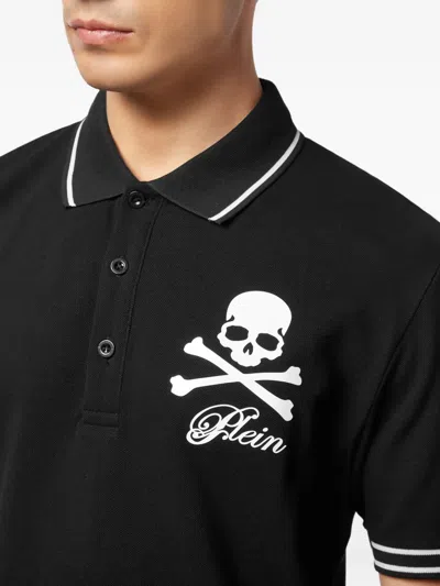 骷髅头印花POLO衫