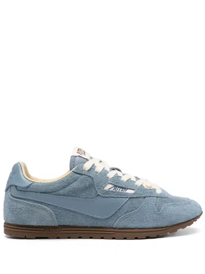 Autry Windspin Suede And Leather Street Sneakers