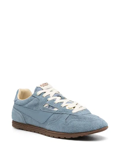 Autry Windspin Suede And Leather Street Sneakers