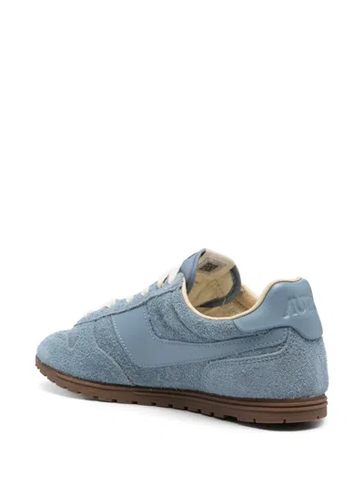 Autry Windspin Suede And Leather Street Sneakers